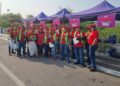 Participa Municipio en mega jornada de limpieza de HEB en río San Marcos
