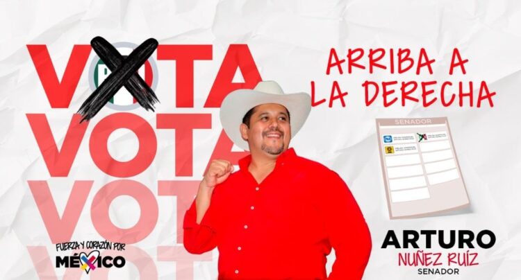 El próximo 2 de junio voten por Arturo Núñez Ruiz para Senador de Tamaulipas