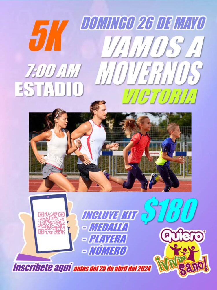 Adventistas invitan a Victoria a moverse
