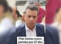 (VIDEO) Solicita Lalo Gattás nueva licencia al Cabildo de Victoria para seguir en campaña