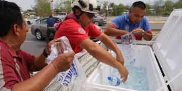 Activa PC Victoria operativo de hidratación ante ola de calor