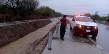 Reportan saldo blanco por lluvias en Victoria