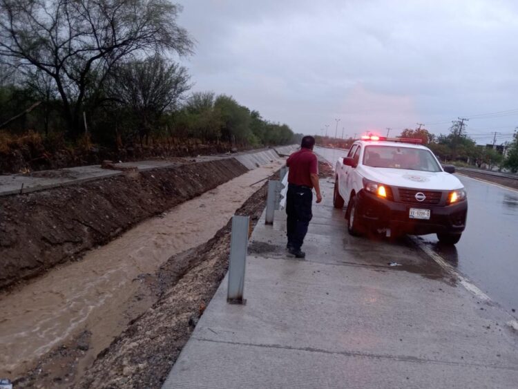 Reportan saldo blanco por lluvias en Victoria