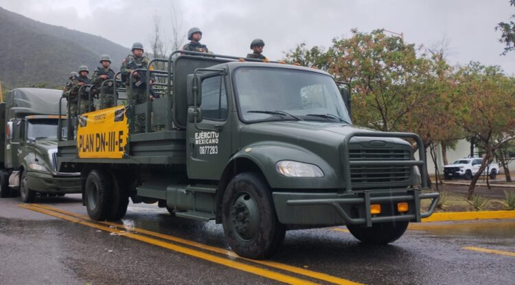 Ejército Mexicano aplica el plan de emergencia en Tamaulipas