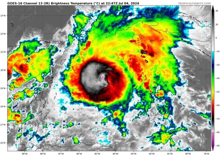Beryl llegará a Tamaulipas como huracán: Conagua