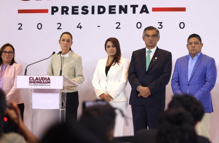 Presenta Américo Villarreal a Claudia Sheinbaum proyectos estratégicos de Tamaulipas