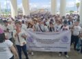 Marchan y protestan en el Congreso empleados del Poder Judicial de Tamaulipas