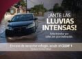 Alerta PC, continuarán lluvias intensas en Victoria