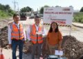 Supervisa Lalo Gattás avance de obra de pavimentación con concreto hidráulico en la México