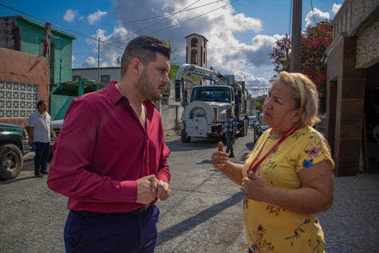 Supervisa alcalde Alberto Granados trabajos de desazolve que realiza la JAD