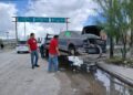 Operativo de retiro de vehículos yonqueados en Matamoros por órdenes del alcalde Alberto Granados