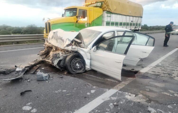 Fuerte accidente de la Carretera Hidalgo-González