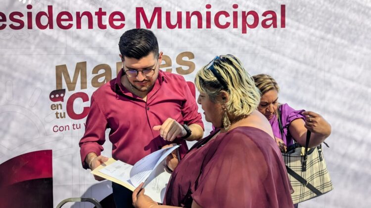 El alcalde Alberto Granados destaca la importancia del trabajo conjunto entre sociedad y gobierno en “Martes en tu Colonia”