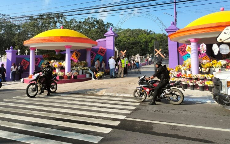 Guardia Estatal vigila panteones de Tampico