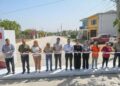 Inauguran calle de concreto hidráulico en la colonia Cuauhtémoc