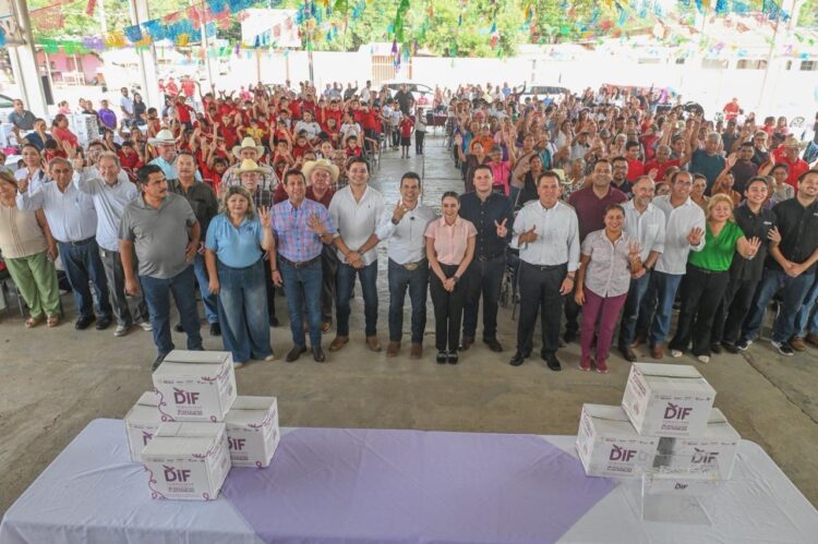 Reciben beneficios familias de ejidos La Libertad, Misión y La Presa
