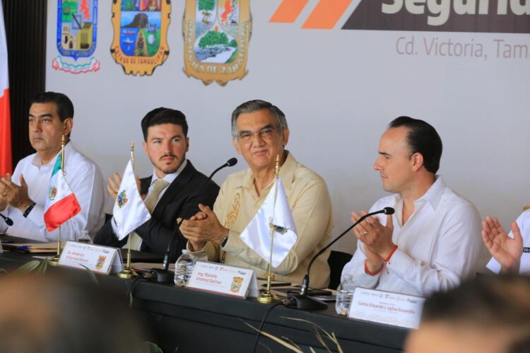 Se reúnen gobernadores de Tamaulipas, Coahuila y Nuevo León