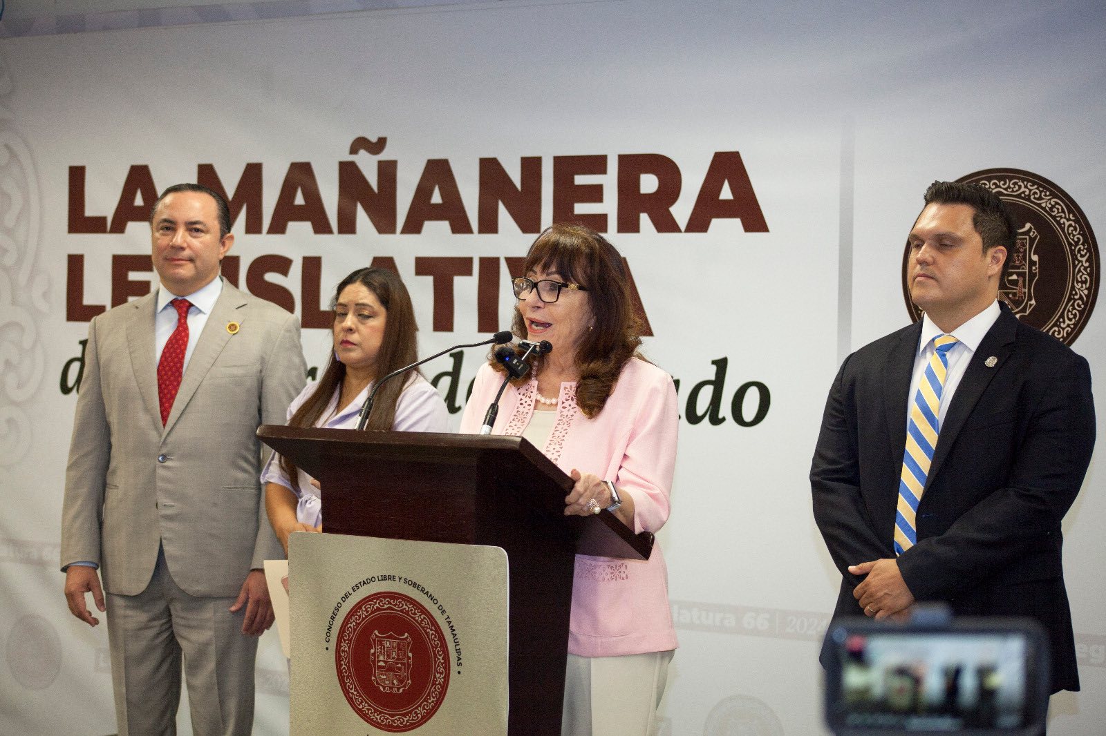 Pide Blanca Anzaldúa a empresas extranjeras invertir en gasto cultural en Tamaulipas