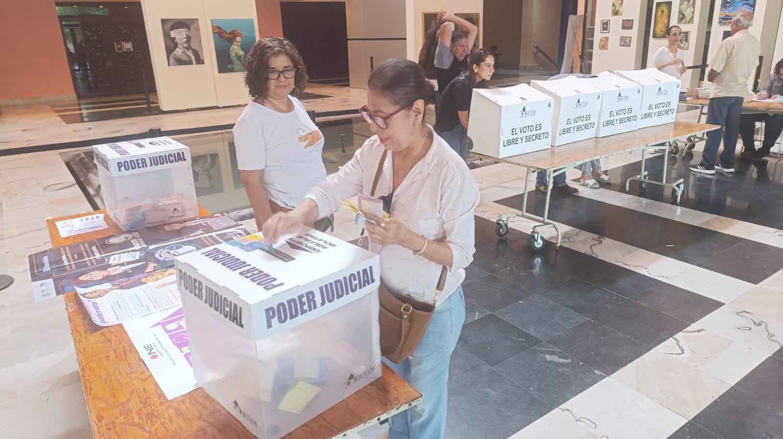 Poca afluencia y ausencia de votantes en Ciudad Victoria