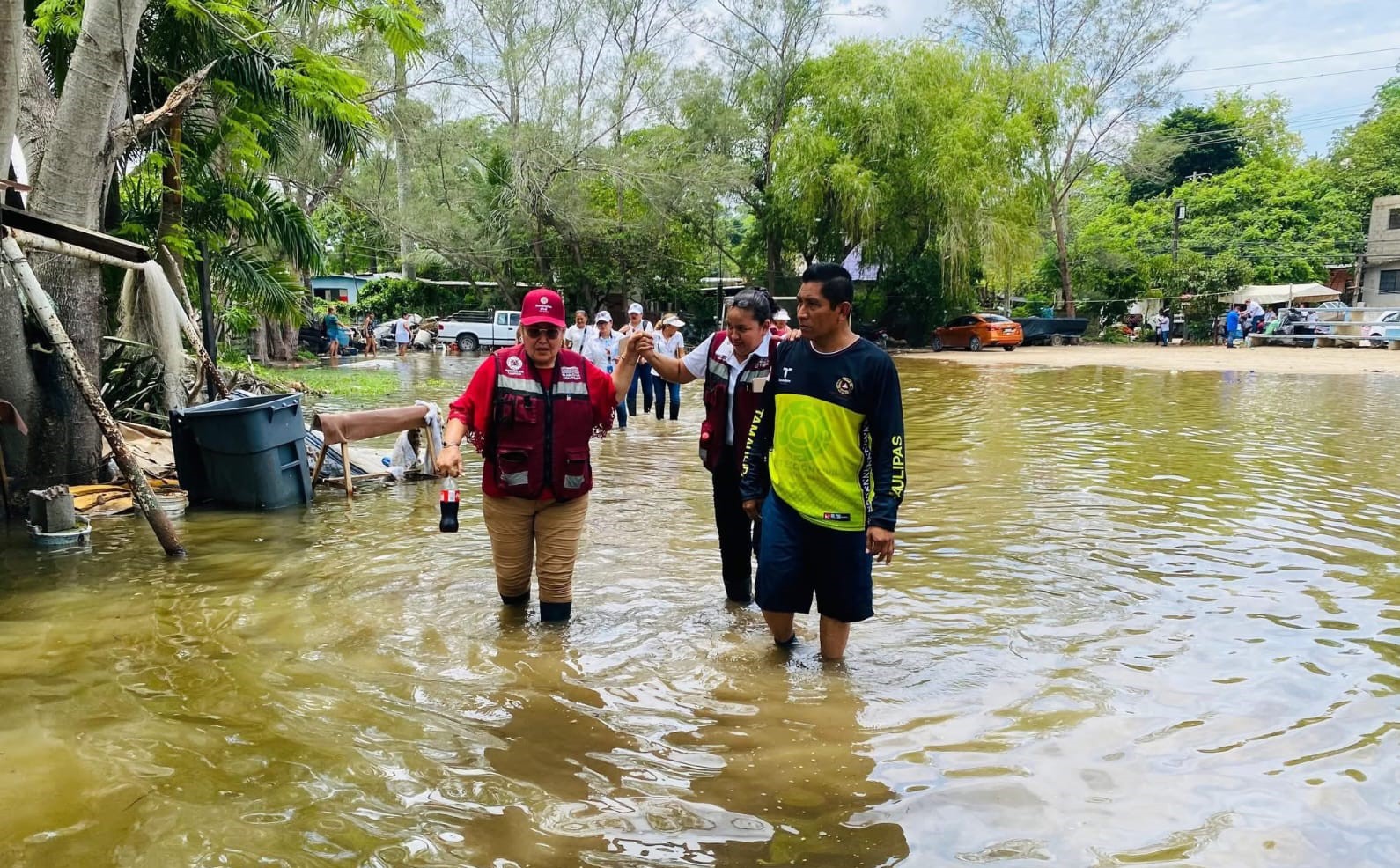 Registra Tamaulipas saldo blanco tras paso de tormenta Barry