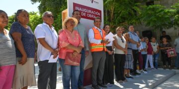 Se entrega nueva calle de concreto hidráulico en la San Marcos II