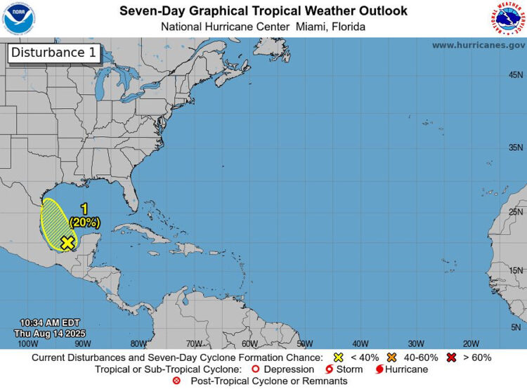 Tormenta impactaría el norte de Tamaulipas el viernes por la noche
