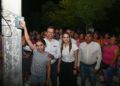 Entrega Municipio área verde iluminada en la Mariano Matamoros