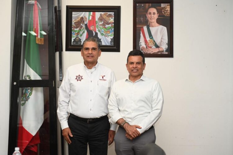 Refirma alcalde de Victoria colaboración con Secretario de Seguridad, General Carlos Arturo Pancardo Escudero