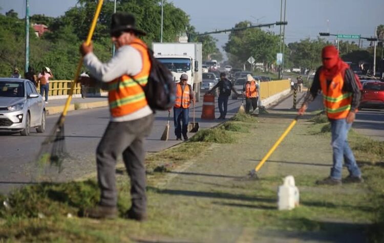 Trabaja gobierno en mejoramiento de imagen urbana de la Capital
