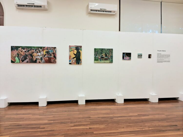 Inauguran exposición de tres artistas en la Casa del Arte de Victoria, con la ciudad como principal protagonista