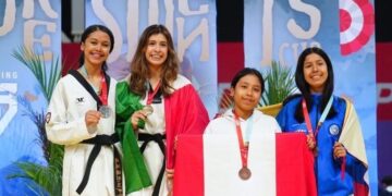 Gana tamaulipeca medalla de oro en torneo de taekwondo en Perú