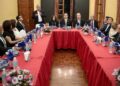 Diputados locales de Tamaulipas se reúnen con Carlos Canturosas y Olga Sosa