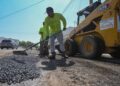 Restaura Municipio 16,522 m2 de asfalto dañado con Plan Emergente de Bacheo