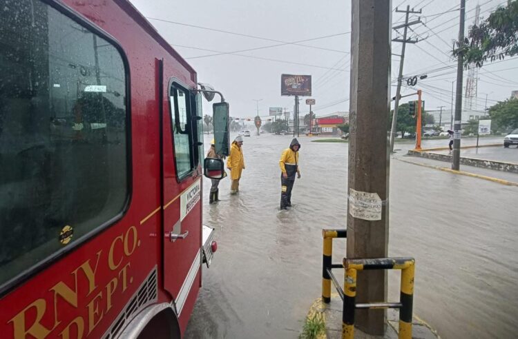 Activa y mantiene Gobierno de Victoria acciones de auxilio a la población por intensa lluvia