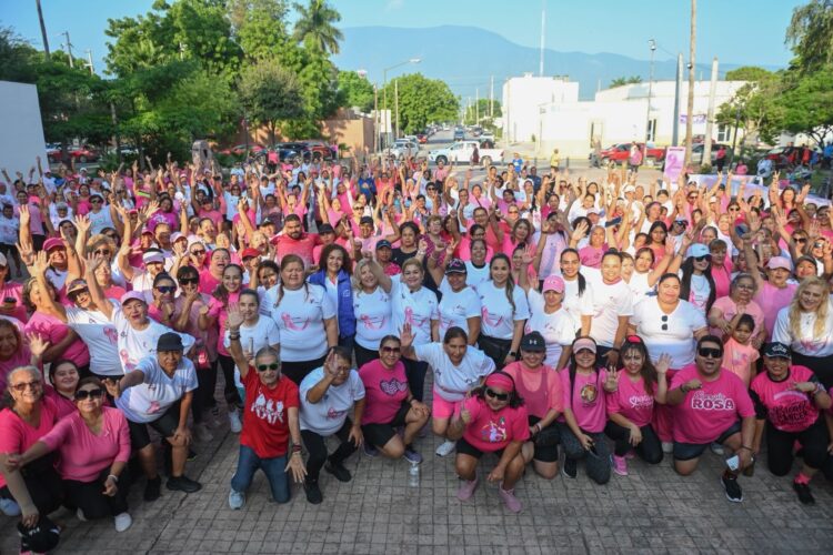 Un éxito zumbaton rosa en Victoria