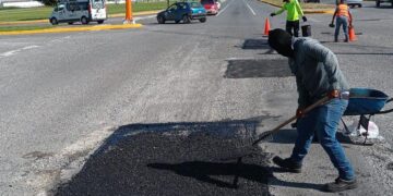 A doble turno, avanza plan emergente de bacheo