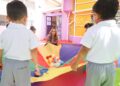 DIF Victoria entrega nuevo patio de juegos con superficie de tartán en su guardería