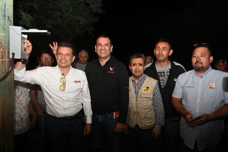 Instala Municipio moderno alumbrado público en Tamatán y San Marcos 2