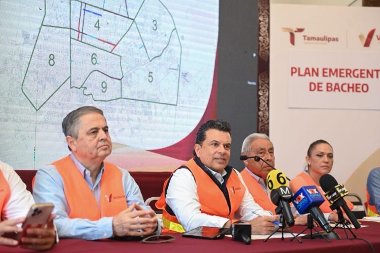 Registra Plan Emergente de Bacheo gran avance en calles de Victoria