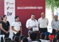 Con techumbre en escuela beneficia Lalo Gattás a estudiantes de la colonia Horacio Terán