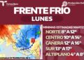 Nuevo frente frío 19 provocará lluvias intensas y evento de Norte