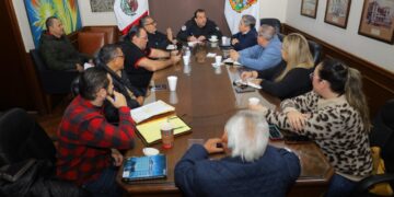 Evalúa Gabinete afectación por lluvias en Victoria