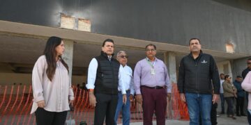 Supervisa alcalde avance de remodelación de central de autobuses de Victoria