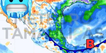 Nuevo pulso de aire frío provocará mínimas de un dígito en Tamaulipas