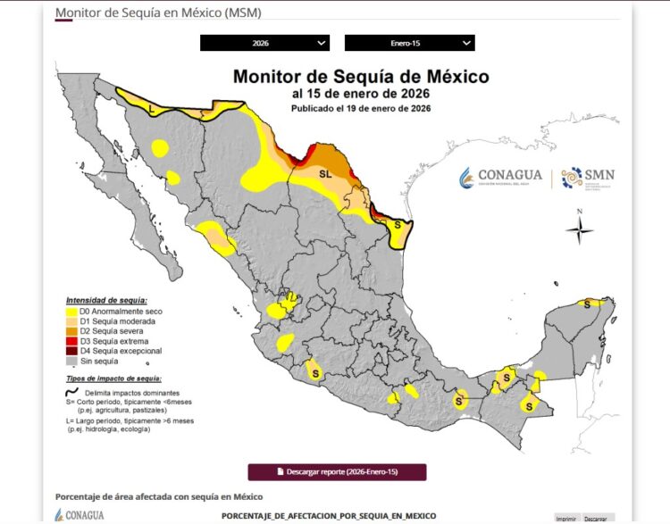 Se agrava la sequía en el norte de Tamaulipas y amenaza producción