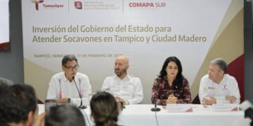 Socavones en Tampico y Ciudad Madero ponen en riesgo vidas