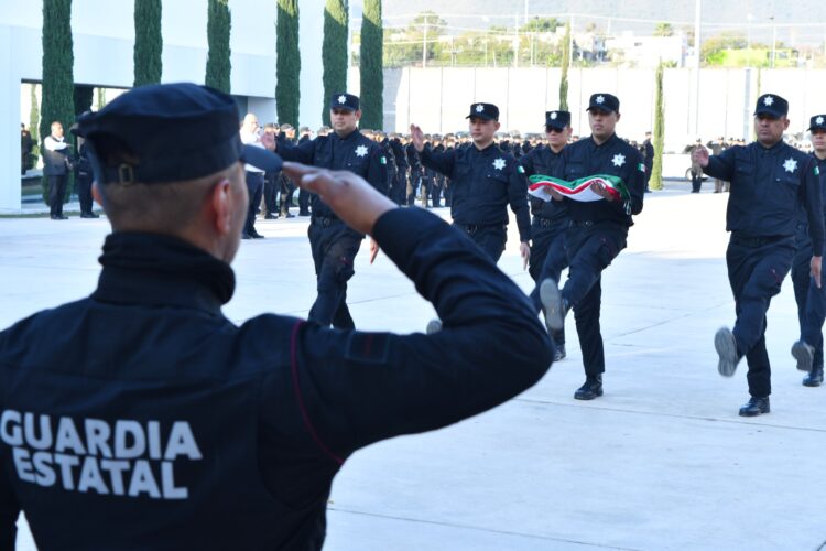 Seguridad Pública  de Tamaulipas conmemora Día de la Bandera