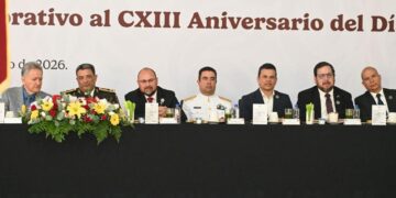Participa alcalde de Victoria en ceremonia de CXIII Aniversario del Ejército Mexicano