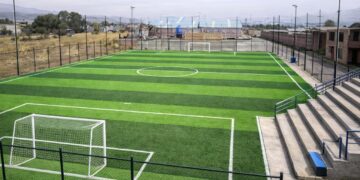 Prepara Gobierno de Tamaulipas construcción de 25 canchas de fútbol