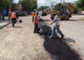 Mantiene Municipio acciones de bacheo en periodo vacacional